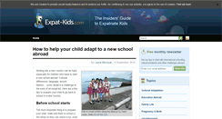 Desktop Screenshot of expat-kids.com